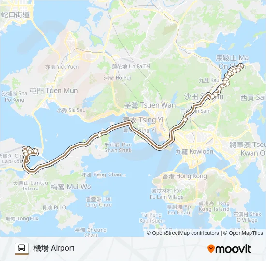 A41P Bus Line Map