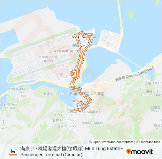 S64X Bus Line Map