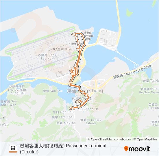 S64X bus Line Map