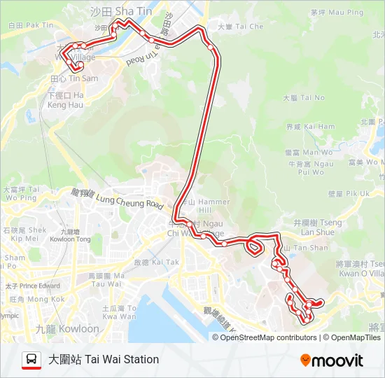 88 Bus Line Map