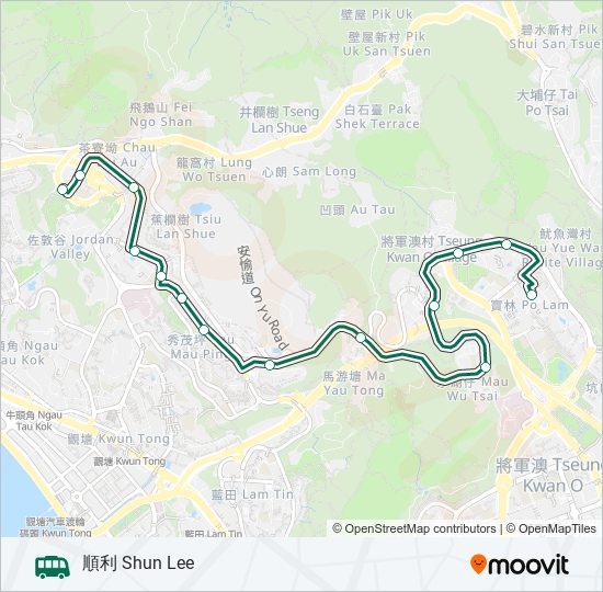 12a Route: Schedules, Stops & Maps - 順利Shun Lee (Updated)