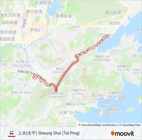 78 Bus Line Map