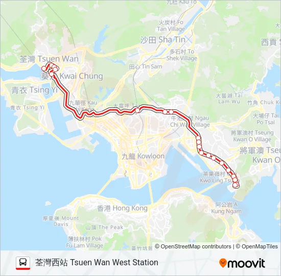 33B Bus Line Map