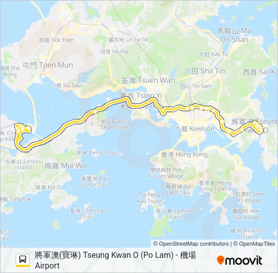 A29 Bus Line Map