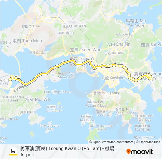 A29 Bus Line Map