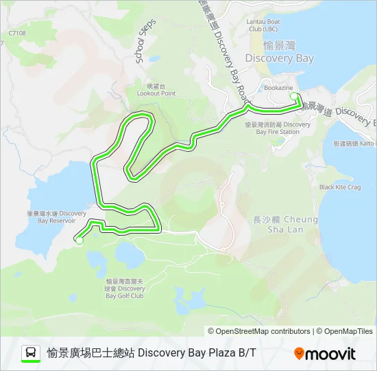 GC Bus Line Map