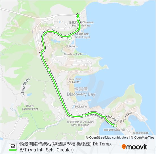 巴士MC的線路圖