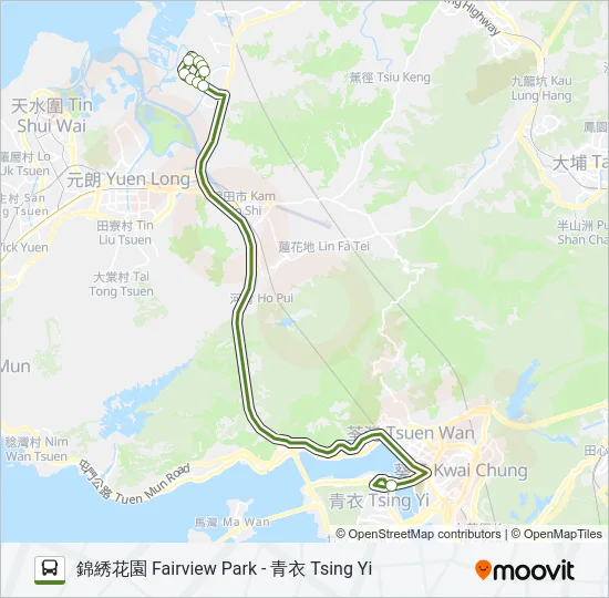 NR948 Bus Line Map