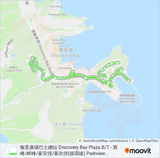 N3278 bus Line Map