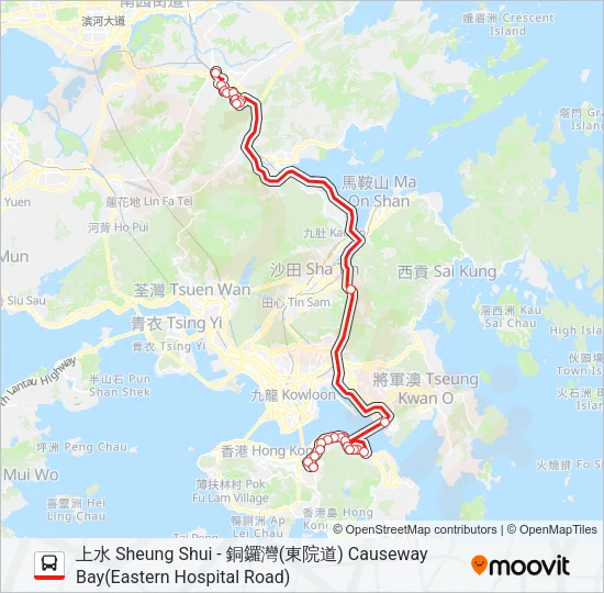 678 Bus Line Map