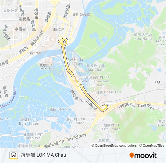 皇巴士 bus Line Map