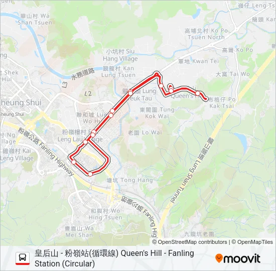 78A Bus Line Map