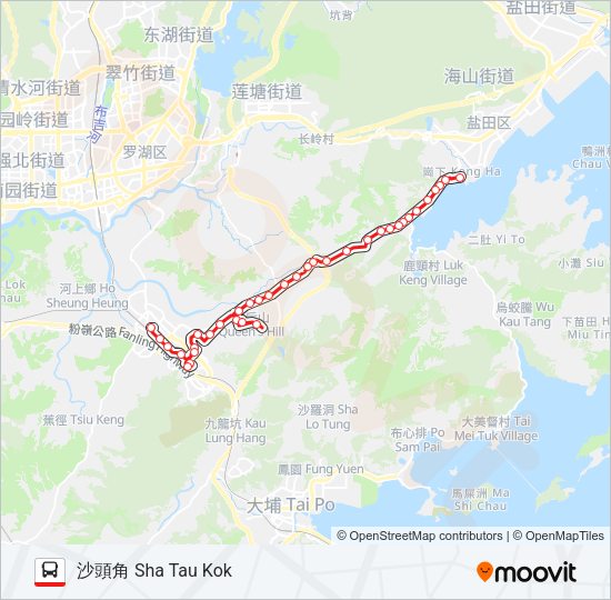 N78 Bus Line Map