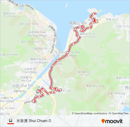 89S Bus Line Map