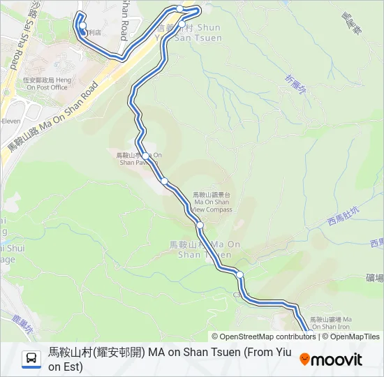NR84 Bus Line Map