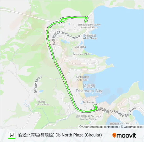 N4 Bus Line Map