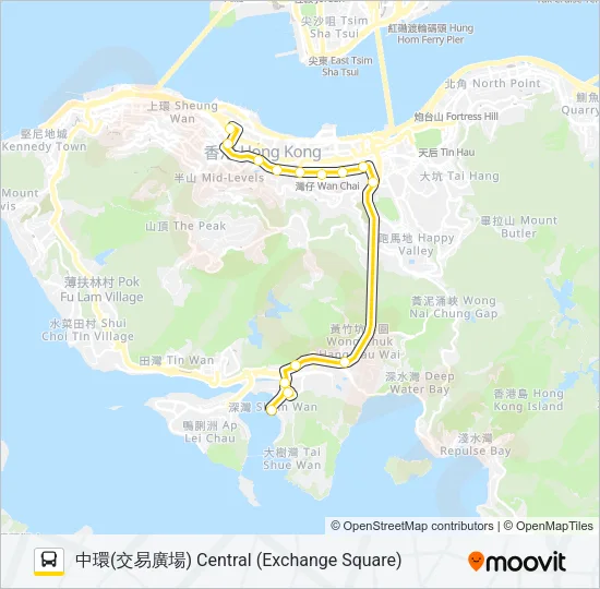 75 Bus Line Map