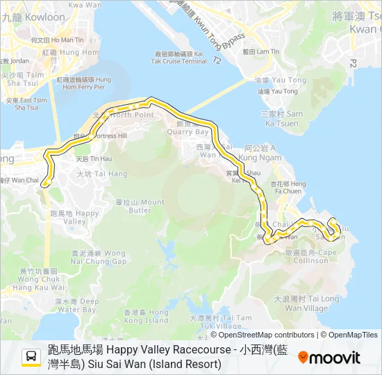 8S Bus Line Map
