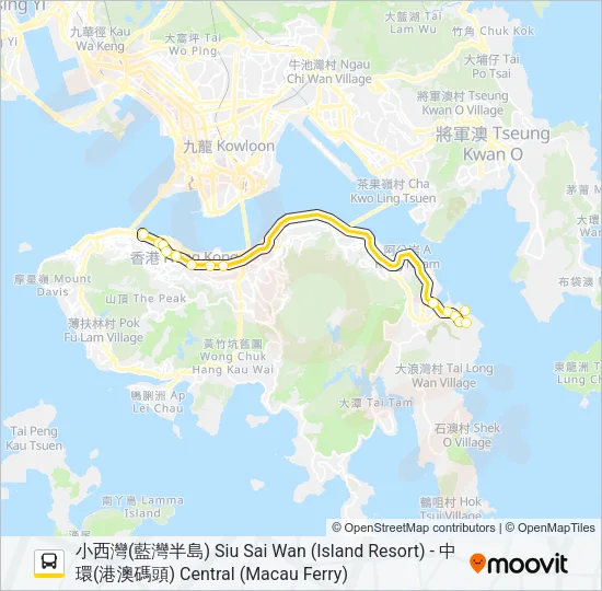 788 Bus Line Map