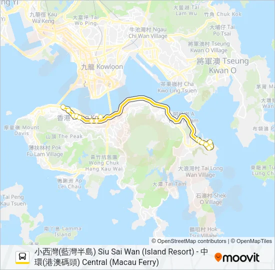 788 Bus Line Map
