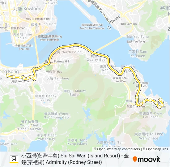 789 Bus Line Map