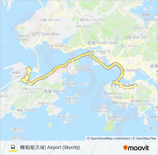 E11 Bus Line Map