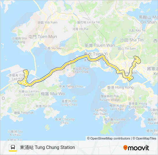 N23 Bus Line Map