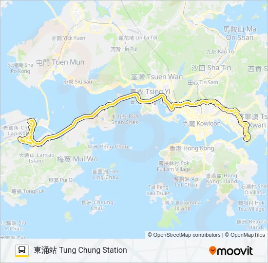 N26 Bus Line Map