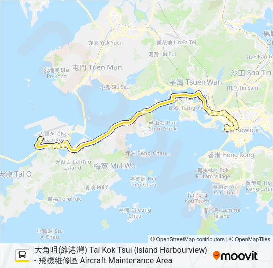 E21C Bus Line Map