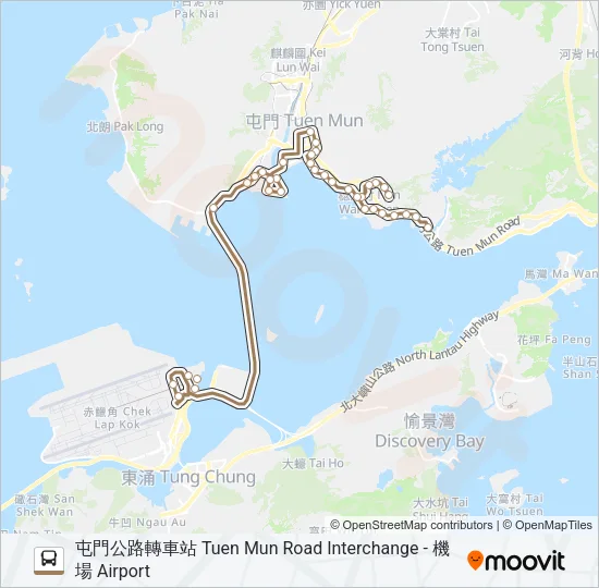 A33 Bus Line Map