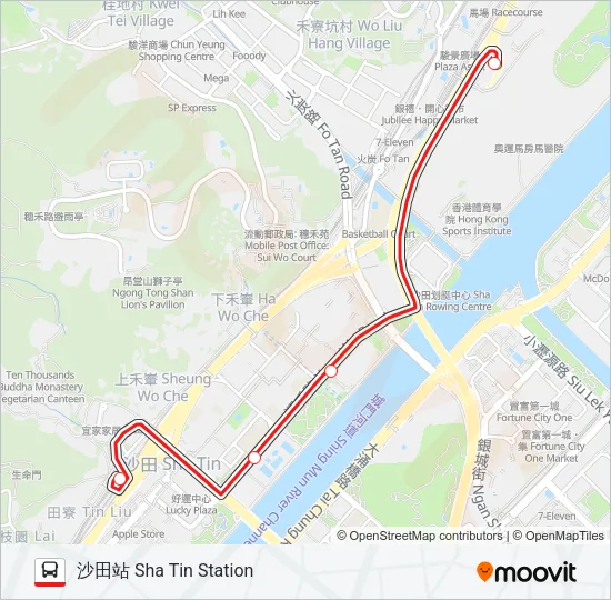 888 Bus Line Map