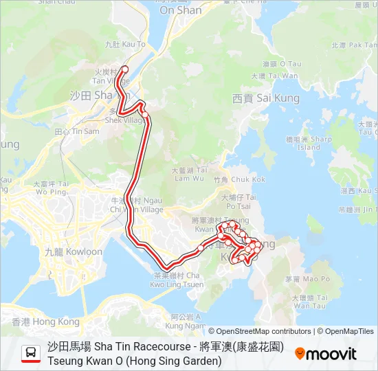 893 Bus Line Map
