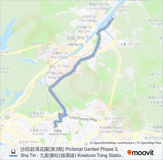 NR813 Bus Line Map