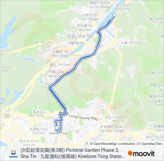 NR813 Bus Line Map