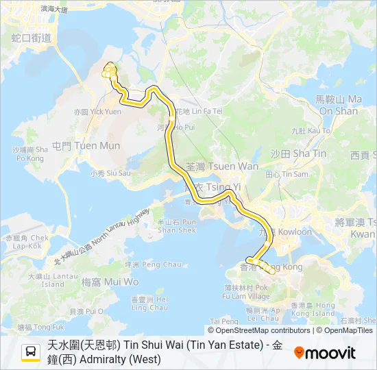 967 Bus Line Map