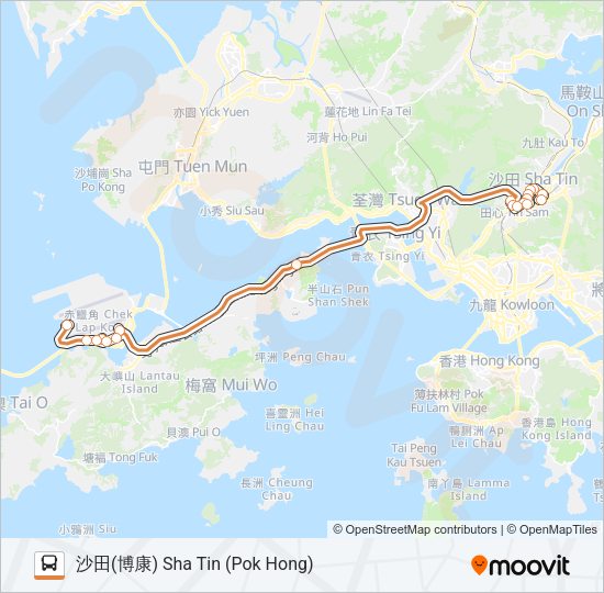 E42C Bus Line Map
