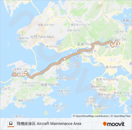 E42C Bus Line Map