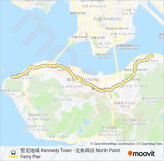 10 Bus Line Map