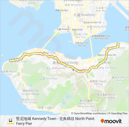 10 Bus Line Map