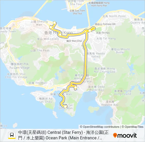 629 Bus Line Map