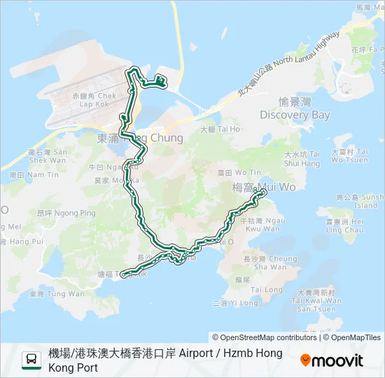 A35 Bus Line Map