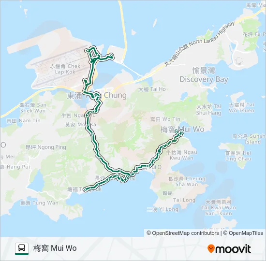 A35 Bus Line Map