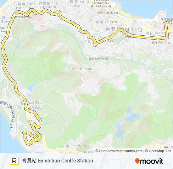 40 Bus Line Map