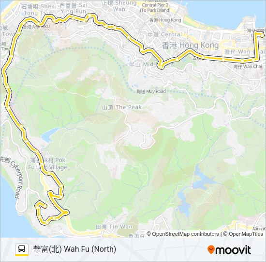 巴士40的線路圖