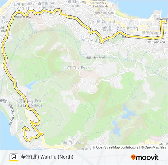 40 Bus Line Map