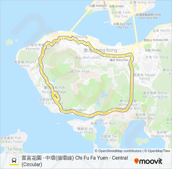 37A Bus Line Map