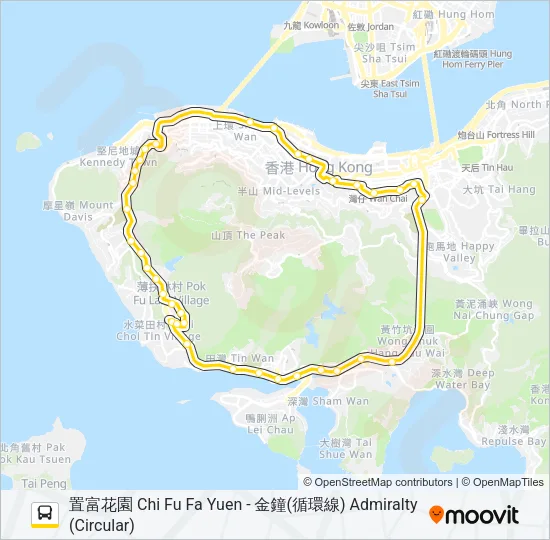 37X Bus Line Map