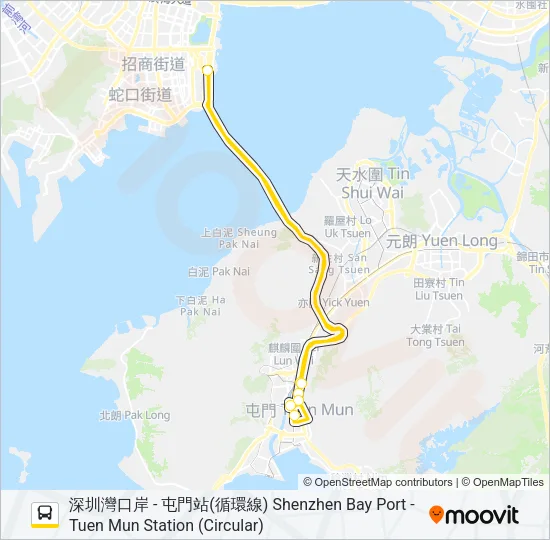 B3M Bus Line Map