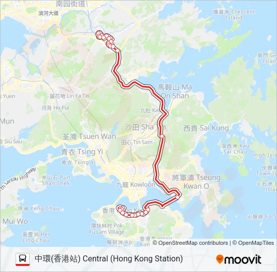 673 Bus Line Map