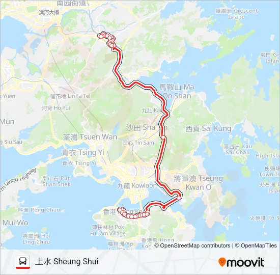 673 Bus Line Map